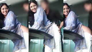 Sexy College Girl Fucks In The Classroom