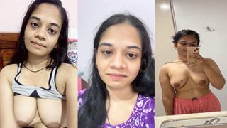 Desi Busty Horny Girl Squeezing Boobs – Fingering Showing BF